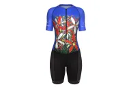 Women's Tangled Flower Aero triathlon suit for sale at Scody Australia. Flexible payment options available