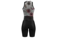 Women's sleeveless triathlon suit featuring Danielle Leedie-Grey's artwork | Flexible payment options| Triathlon Suits