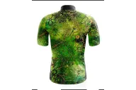 Performance Cycle Jersey, Floral Cluster by Chloe Hart - Green | Made in Australia