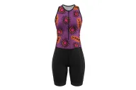 Women's sleeveless triathlon suit featuring Danielle Leedie-Grey's artwork | Flexible payment options| Triathlon Suits
