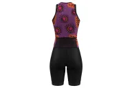 Women's sleeveless triathlon suit featuring Danielle Leedie-Grey's artwork | Flexible payment options| Triathlon Suits