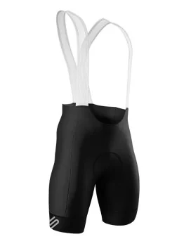 Pure Black Optimise Bibs, Gripper, Low Profile Straps