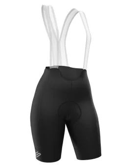 Pure Black Optimise Bibs, Gripper, Low Profile Straps | Cycling Clothing