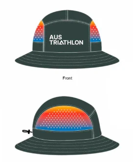 AusTri Technical Official Bucket Hat| Triathlon Gear | Cycling Clothing | Running Gear