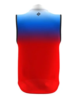 Men's Paddling Vest Blue/Red – Lightweight Windproof Gear