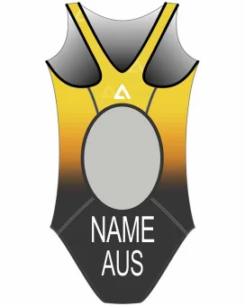 Women's Triathlon Swim Suit, named and swim optimised | Made in Aus