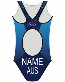 Women's Triathlon Swim Suit, named and swim optimised | Made in Australia