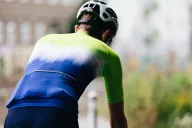 Men’s Stratus Twilight Cycling Jersey – Blue Gradient