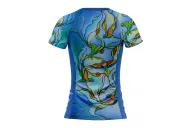 Joy of Flight Women's Run Shirt featuring art by Australian Artist Kristy-Ann Duffy| Made in Australia