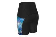 Floral Cluster 6" Medium Rise Tights by Australian artist, Chloe Hart | Made in Australia