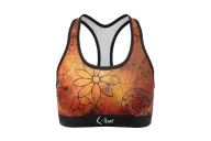 Floral Cluster Women's Crop Top, Racer Back | Made in Australia
