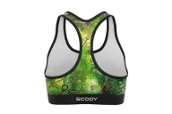 Floral Cluster Women's Crop Top, Racer Back | Made in Australia