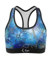 Floral Cluster Women's Crop Top, Racer Back | Made in Australia