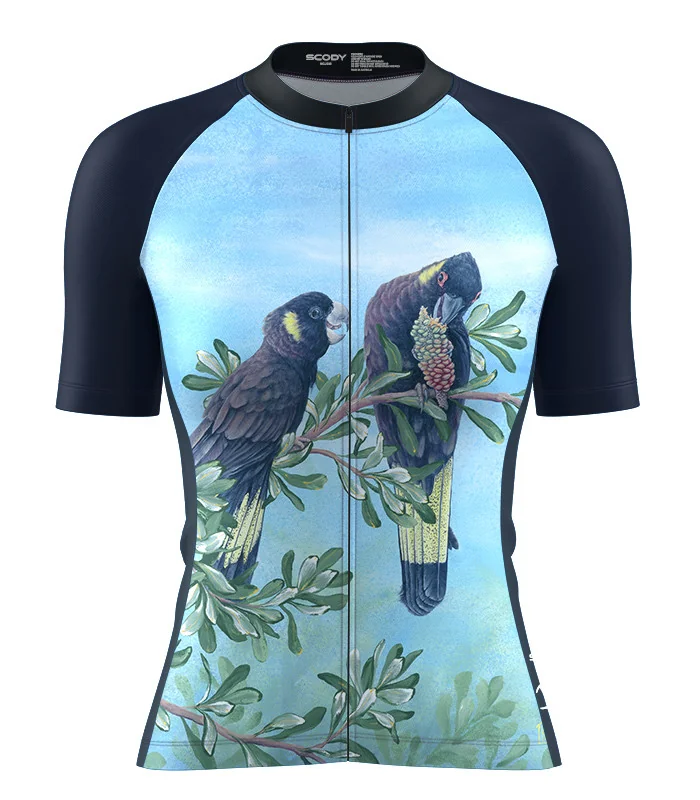 Performance Cycle Jersey - Black Cockatoo, Women