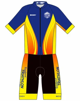 Goondiwindi Triathlon Club Men's Performance Sleeved Suit  | Triathlon Gear