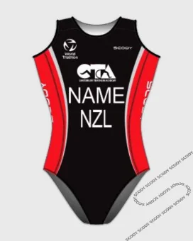 Women's Triathlon Swim Suit, named and swim optimised | Made in Aus