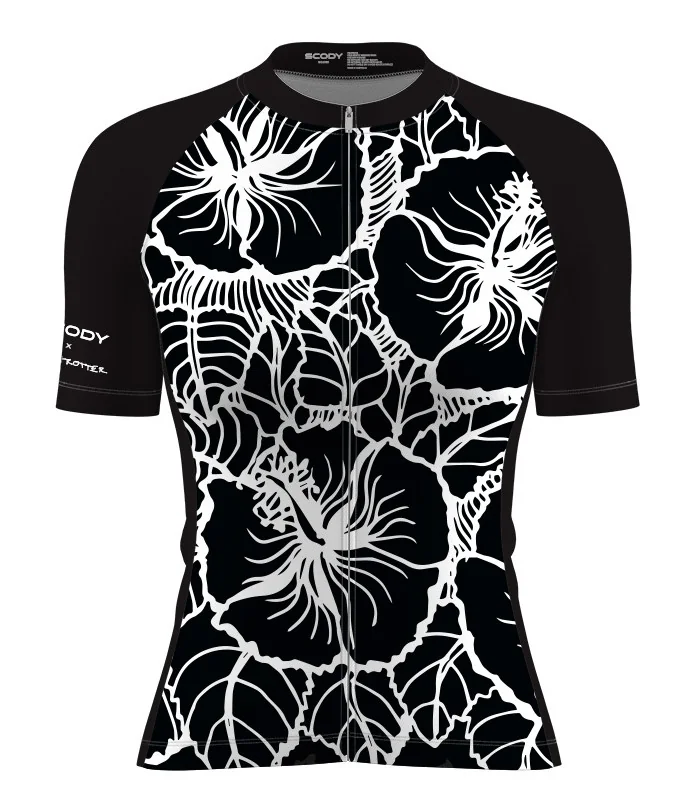 Performance Cycle Jersey - Hibiscus, Women