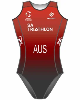 Women's Triathlon Swim Suit, named and swim optimised | Made in Aus