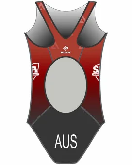 Women's Triathlon Swim Suit, named and swim optimised | Made in Aus