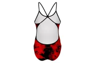 Tie Dye Red Chlorine Resistant Swimsuit, Women | Swim Wear