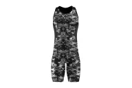 Pixel Camo Swim Men's Optimised Elite Lamina Triathlon Suit | Triathlon Clothing