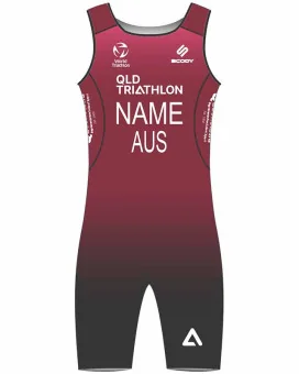 QRSS QLD Triathlon State Men's Elite Triathlon Suit | Triathlon Gear