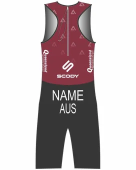 QRSS QLD Triathlon State Men's Elite Triathlon Suit | Triathlon Gear