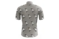 Bin Chicken Cycle Jersey on Grey - Men