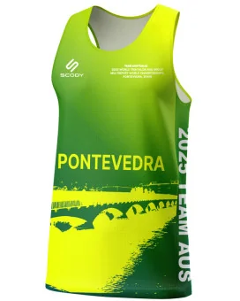 2025 World Champs Pontevedra Men's Run Singlet | Running Gear