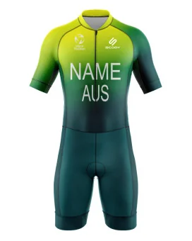 WT Compliant Aerodynamic Sleeved Men's Triathlon Suit | Made in Australia