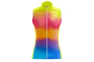Women's Performance Cycling Wind Vest - Sunburst | Cycle Clothing | Made in Aus