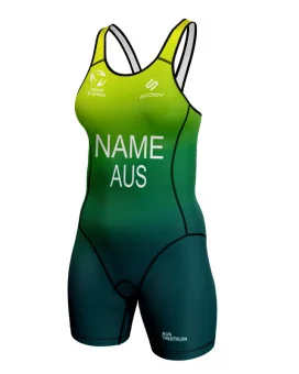 Women's Triathlon Suit, named and swim optimised | Made in Australia