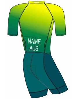 WT Compliant Aerodynamic Sleeved Women's Triathlon Suit | Made in Australia