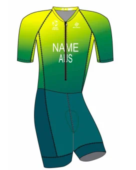 WT Compliant Aerodynamic Sleeved Men's Triathlon Suit | Made in Australia