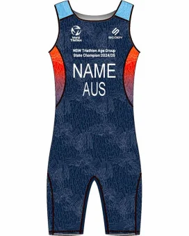 Men's Triathlon Suit, named and swim optimised | Made in Australia