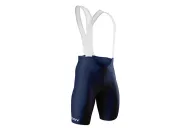 Navy Cycle Bib and Brace Shorts - Men, Askin Fabric Cuffs, Seamless Bib straps