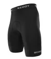 Men’s Black Cycling Shorts with Black Cuff - Men | SCODY
