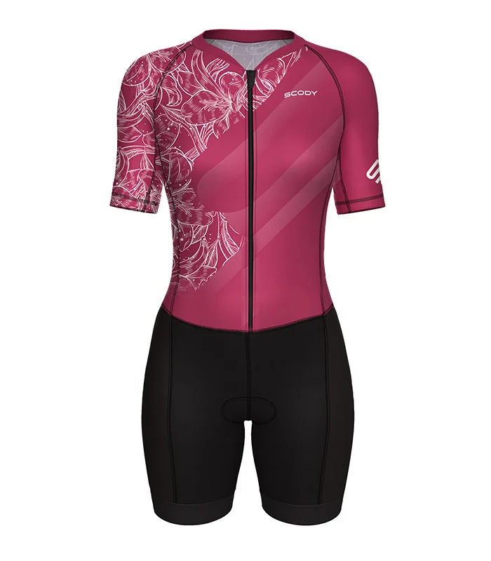 Perform UV Protect Sleeved Triathlon Suit - Lily