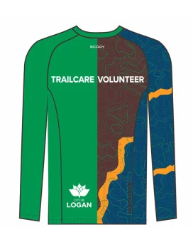 Logan CC Trail Volunteer Mountain Bike Shirt, Zip Pocket - Men | MTB | Commuter