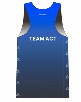 AusTriathlon ACT State Team Ultra Light Weight Run Singlet, Men| Running Gear