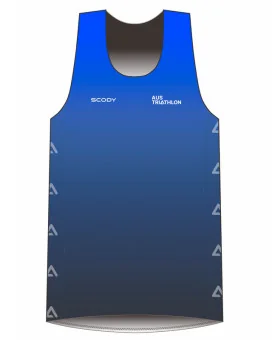 AusTriathlon ACT State Team Ultra Light Weight Run Singlet, Men| Running Gear