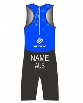 Men's Triathlon Suit, named and swim optimised | Made in Australia