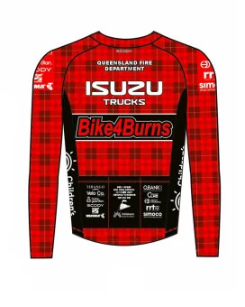 Men's Long Sleeve Cycling Jersey – Bike for Burns| SCODY