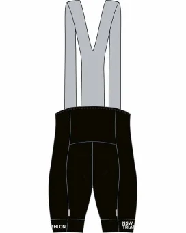 SCODY Women’s Pure Black Bib Shorts – Optimise Fit