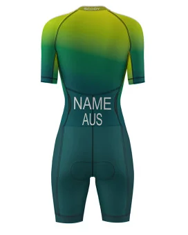 WT Compliant Aerodynamic Sleeved Women's Triathlon Suit | Made in Australia
