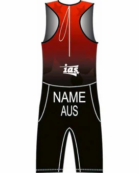 Men's Triathlon Suit, named and swim optimised | Made in Australia
