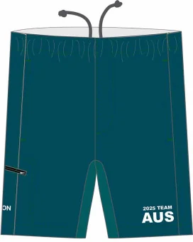2025 T100 World Champs Qatar Travel Shorts, Zip Pocket - Men| Made in Aus
