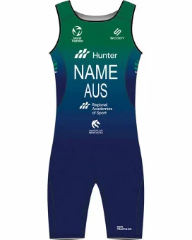 Men's Triathlon Suit, named and swim optimised | Made in Australia