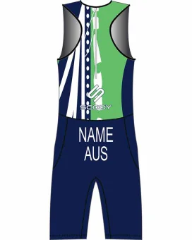 Men's Triathlon Suit, named and swim optimised | Made in Australia