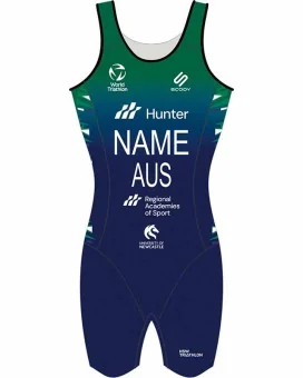 Women's Triathlon Suit, named and swim optimised | Made in Australia
